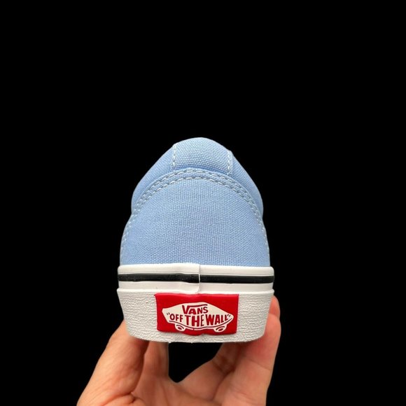 Vans Ward Little Girls Canva Skateboard Sneaker Size 13 Low Top Lace Up Shoes - Picture 10 of 16